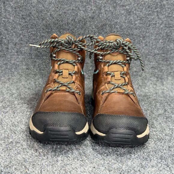 Ariat Skyline Mid Hiking Boots Womens Size 7.5 Brown Leather Soft Toe Waterproof - Picture 2 of 13